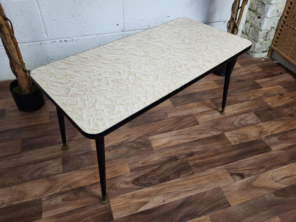 Vintage 60's Marble Formica Dansette Coffee Table Mid-Century Atomic Scandi MCM