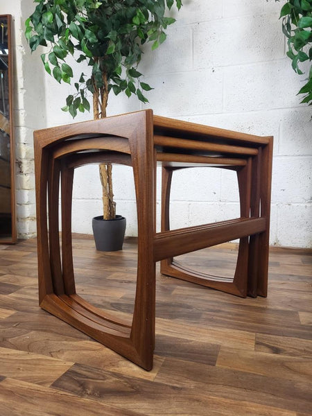 Vintage G Plan Quadrille Teak Nest Of Tables Mid-Century Scandi Retro