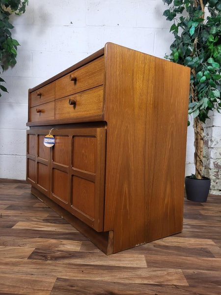 Vintage Nathan Squares Teak Sideboard Mid-Century Scandi Retro