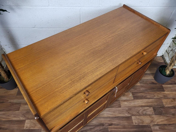 Vintage Nathan Squares Teak Sideboard Mid-Century Scandi Retro