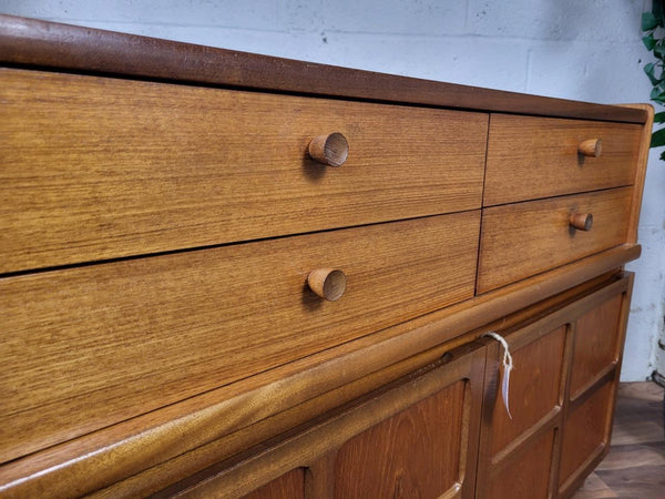 Vintage Nathan Squares Teak Sideboard Mid-Century Scandi Retro