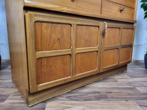 Vintage Nathan Squares Teak Sideboard Mid-Century Scandi Retro